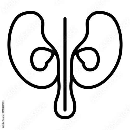 Prostate icon vector image. Can be used for Human Anatomy.