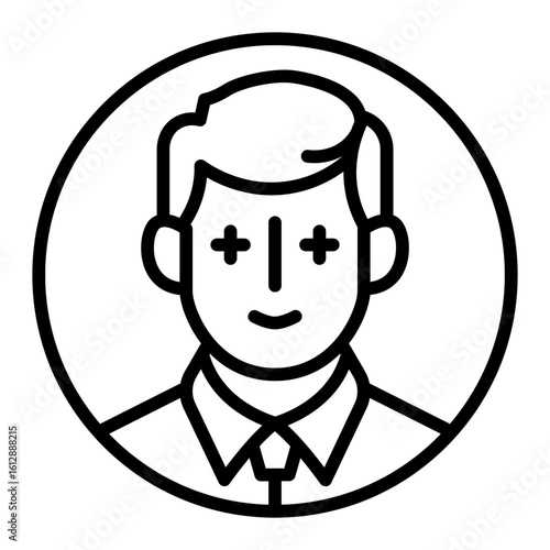Confidence icon vector image. Can be used for Personality Traits.