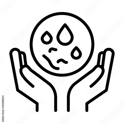 Empathy icon vector image. Can be used for Personality Traits.