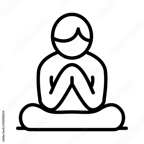 Patience icon vector image. Can be used for Personality Traits.