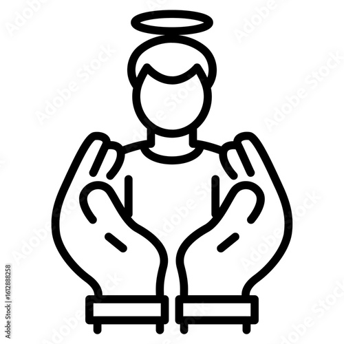 Generosity icon vector image. Can be used for Personality Traits.