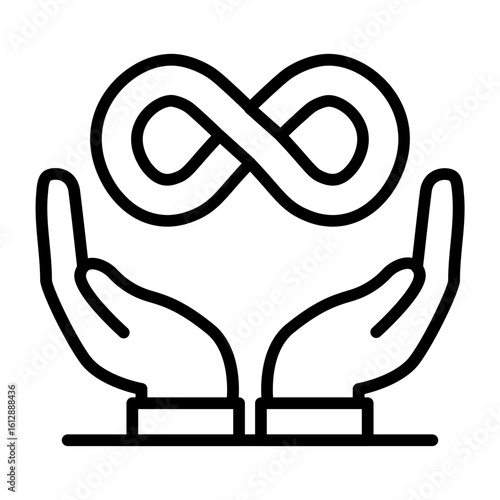 Trustworthiness icon vector image. Can be used for Personality Traits.