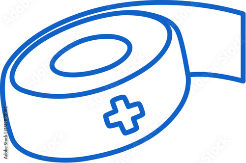 Doodle Of Medical Bandage Roll