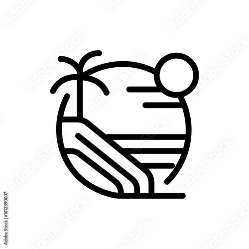 Pool Slide icon vector image. Can be used for Amusement Park.