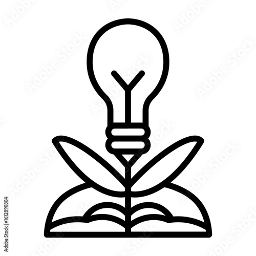 Inspiration icon vector image. Can be used for Leadership.