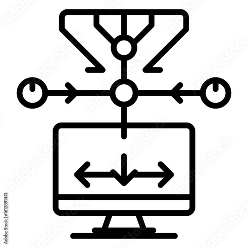 Network Congestion icon vector image. Can be used for Networking.