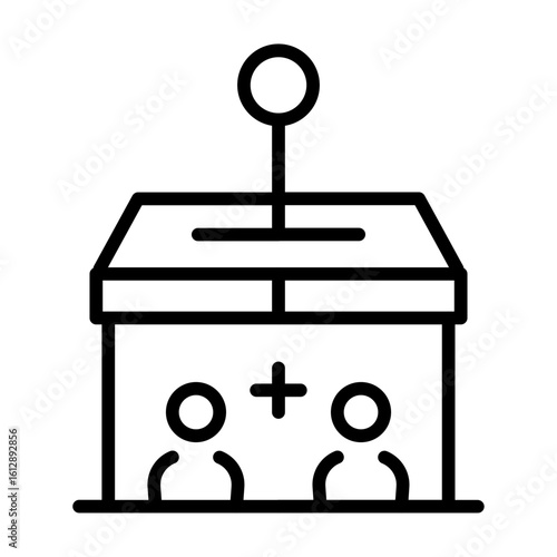 Suggestion Box icon vector image. Can be used for Contact Us.