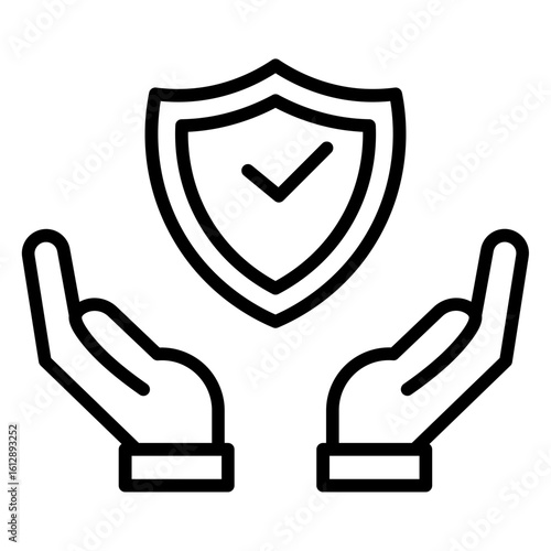 Risk Reduction icon vector image. Can be used for Risk Management.
