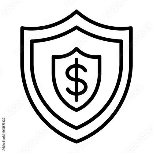 Fraud Prevention icon vector image. Can be used for Risk Management.