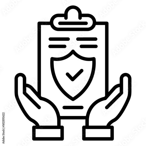 Compliance Risk icon vector image. Can be used for Risk Management.
