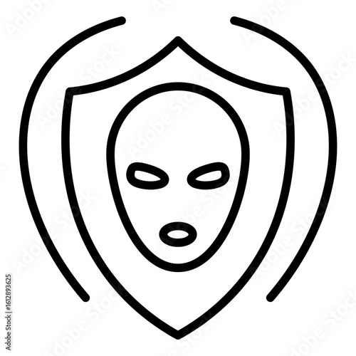 Insider Threat icon vector image. Can be used for Risk Management.