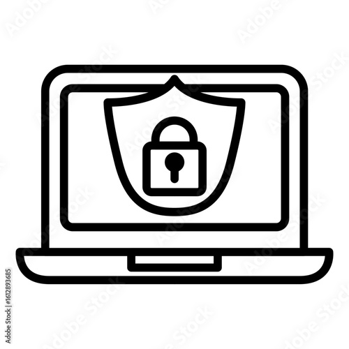 Site Security icon vector image. Can be used for Risk Management.