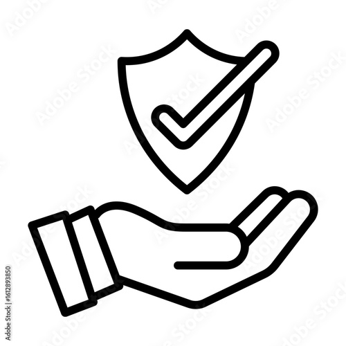 Risk Communication icon vector image. Can be used for Risk Management.