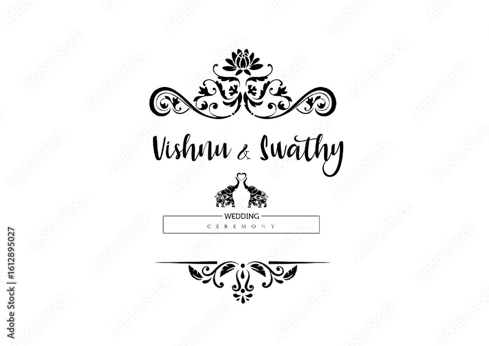 Wedding And Birthday Ceremony Background Template in flowers and building design Wedding And Birthday Ceremony Background Template in flowers and building design