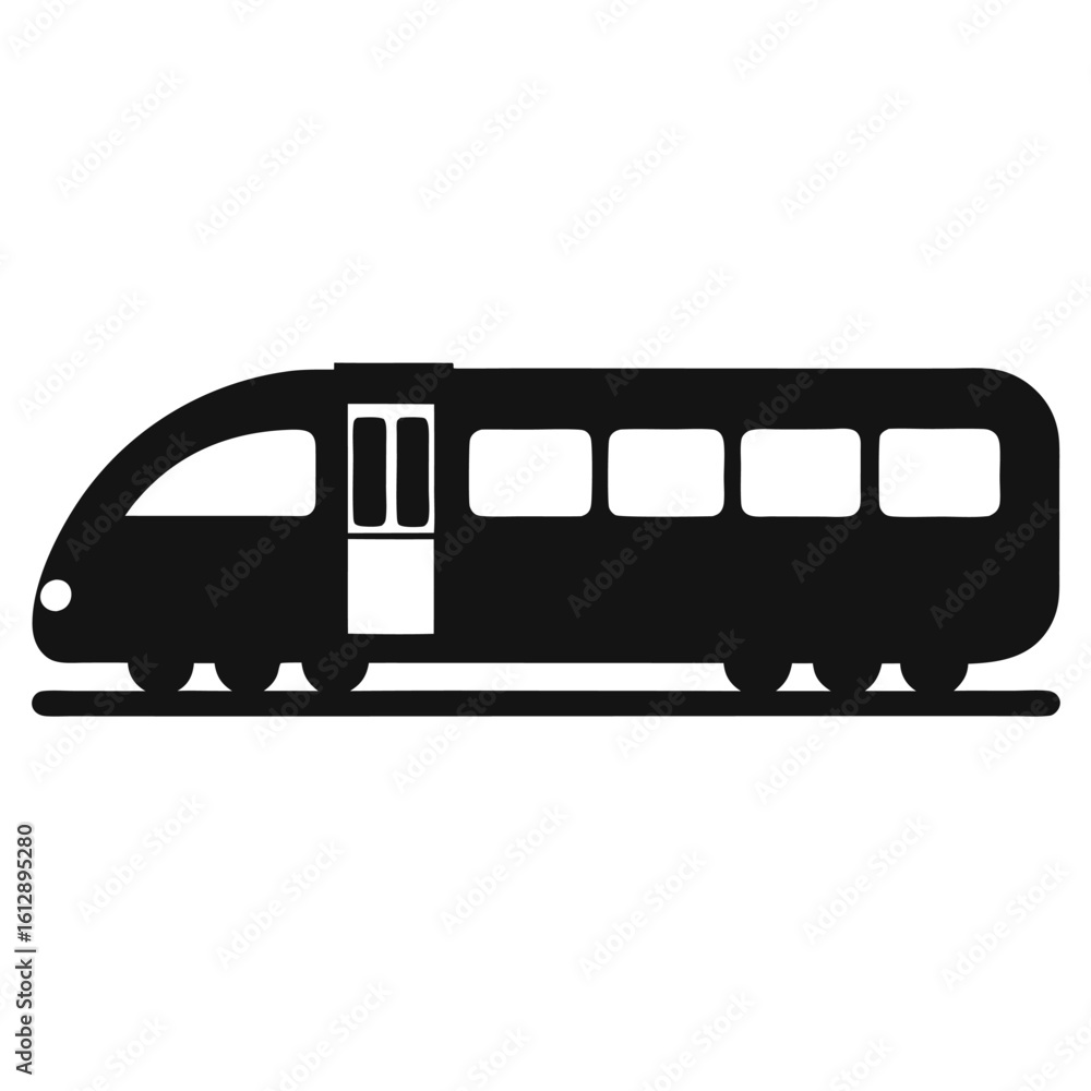 custom made wallpaper toronto digitalTrain icon, railway vector, transportation silhouette, metro train graphic, subway symbol, locomotive illustration