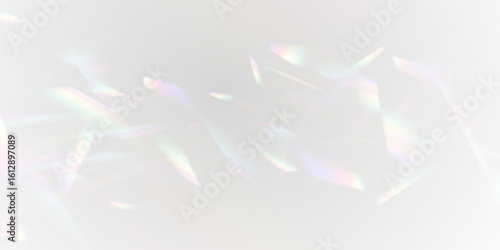 Tableau sur toile png glass science refraction with flare and diamond spectrum overlay shine on tr