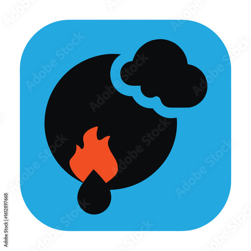 Wallpaper Mural Earth globe icon, world map vector, global planet silhouette, international symbol, geography clipart, worldwide graphic
 Torontodigital.ca