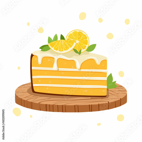 Zesty lemon cake with sugary glaze and citrus notes. Light, fresh, and perfect for a summer dessert menu.