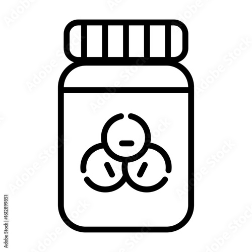 Toxic Waste icon vector image. Can be used for Ocean.