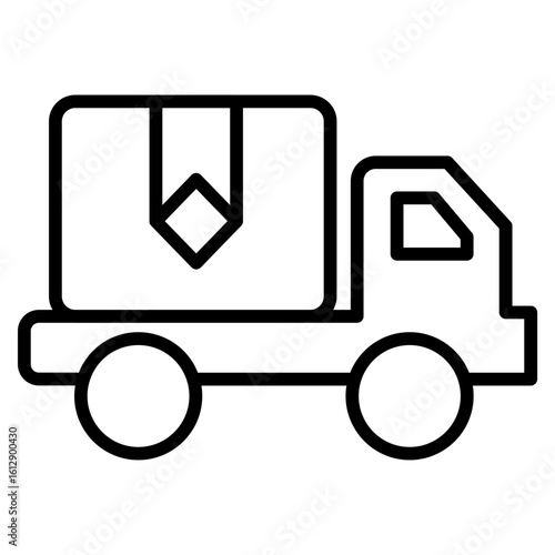 Reshipping icon vector image. Can be used for Warehouse.