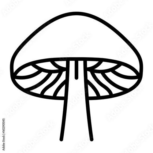 Fungi icon vector image. Can be used for Fabric Features.