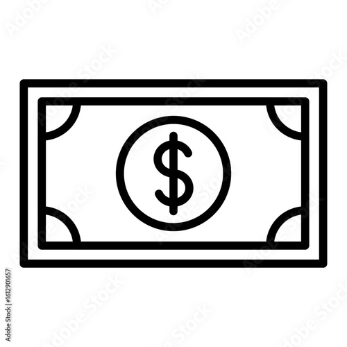 Cash icon vector image. Can be used for Supermarket.