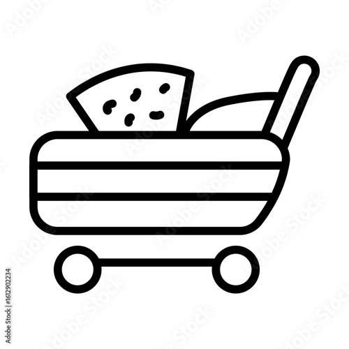 Grocery icon vector image. Can be used for Supermarket.