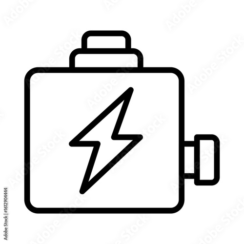 Low Battery icon vector image. Can be used for Battery and Power.