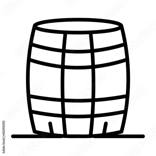 Barrel icon vector image. Can be used for Oktoberfest.