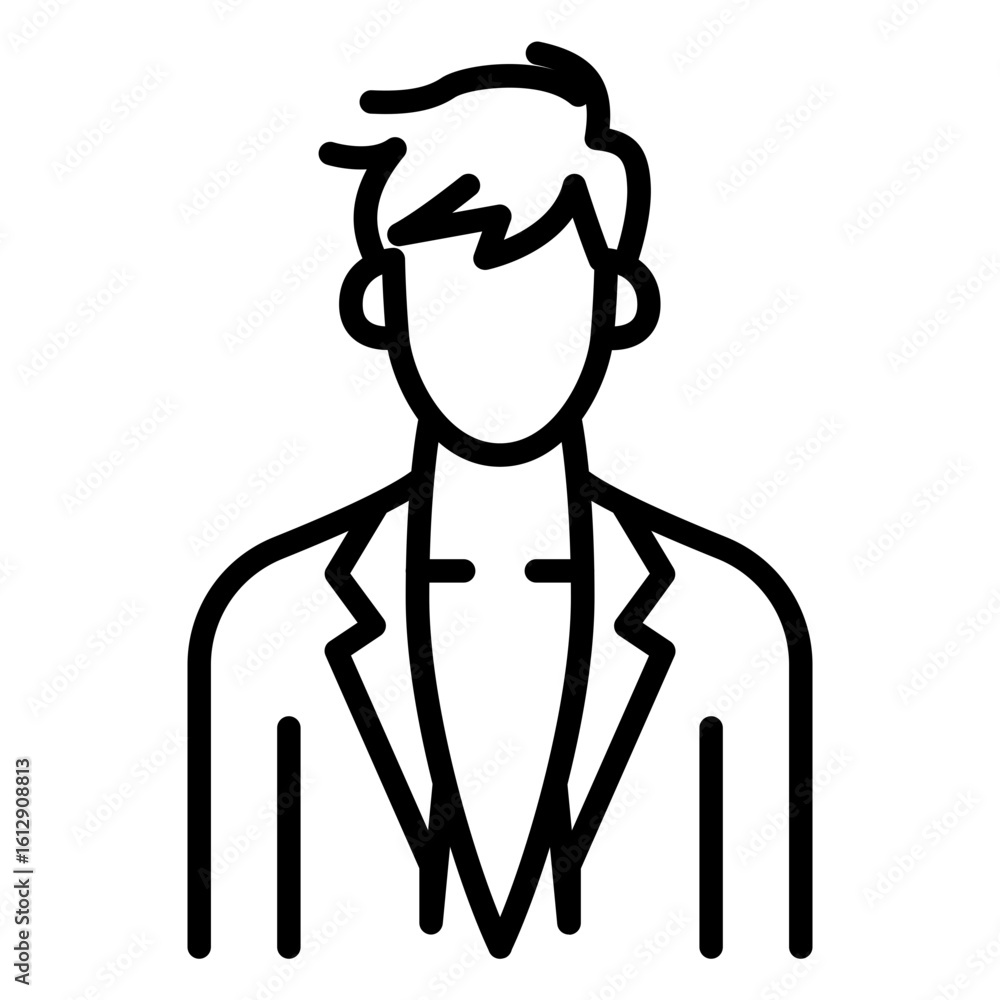 Obraz premium Fashion Model icon vector image. Can be used for Diversity.