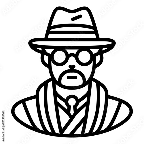 Historian icon vector image. Can be used for Diversity.