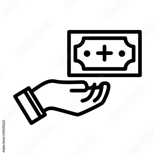 Global Cash Transfer icon vector image. Can be used for Trading.