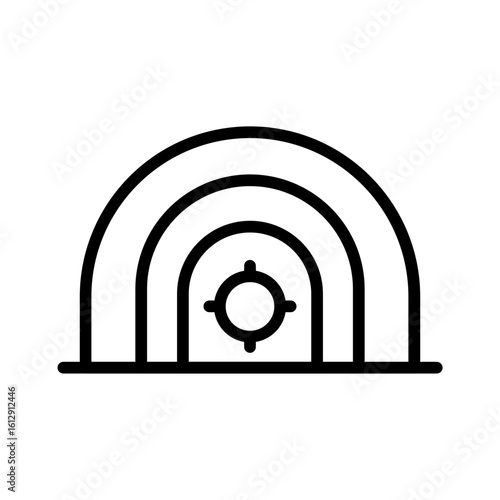 Vault icon vector image. Can be used for Trading.