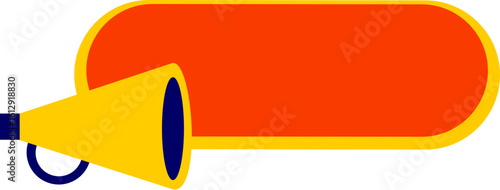 Sale Promotin Banner With Meghaphone Icon