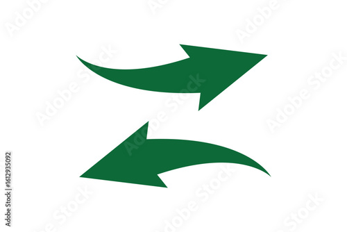Free Download Black arrows icon vector set. Bold arrow symbol curved flat design isolated - GFXLoad