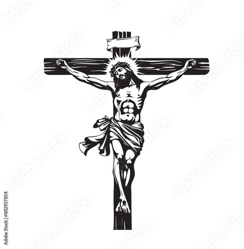Jesus Christ. vector illustration.