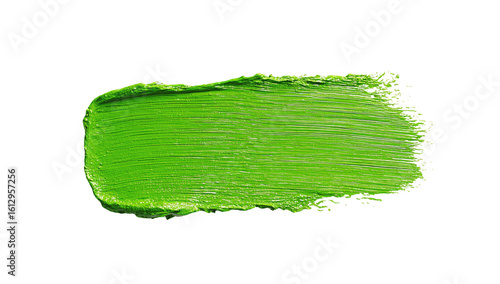 Green paint stroke