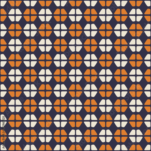 Plaid pattern abstract shapes checkered pattern colorful geometric background retro colors texture. Repeat tiny small elements modern fabric textile swatch ladies dress, man shirt all over print block