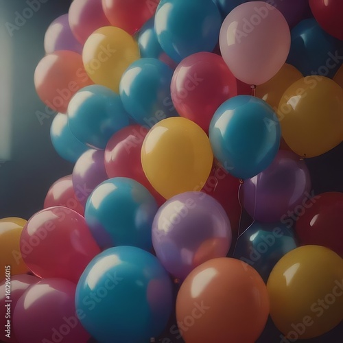 Wallpaper Mural colorful balloons background Torontodigital.ca