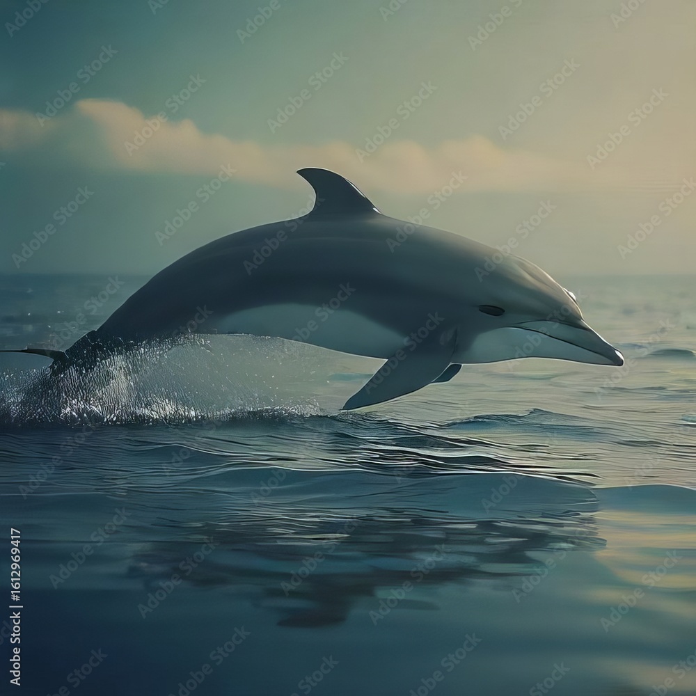 Fototapeta premium dolphin in the water