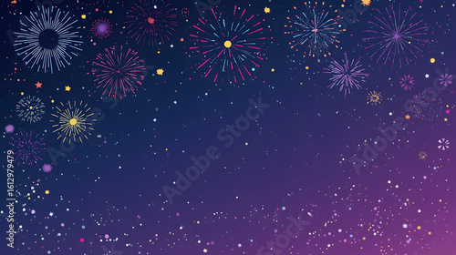 fireworks on the night premium 