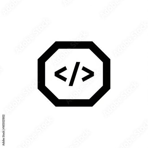 Coding Symbol in Octagonal Shape