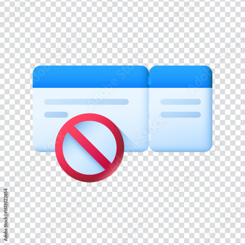 Cancellation Vector Icon