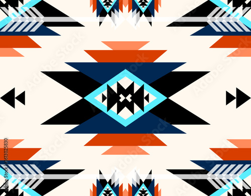 Native American Indian Designs, Navajo Pattern, Fabric Design Navajo, Concept Print Carpet Rugs Wallpaper Canvas Decoration Bohemian Fashion Ethnic Textile industry, etc.