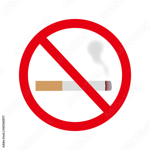 Simple icons, indicating smoking or non-smoking