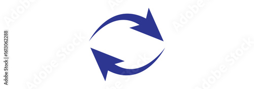 Circle arrows. Circular process, rotate infographic element. Round step loop, sync loading arrow symbol. Rotation option editable stroke vector recycle refresh