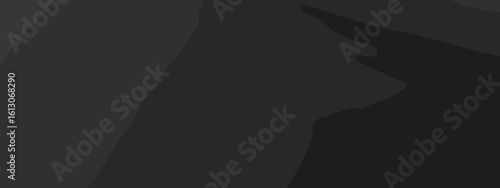 Dark Abstract Curved Vector Texture – Layered Black Wave Design with Moody Flow and Modern Depth for Creative Digital Projects. High-Resolution Dark Swirl Background. Abstract Curved Lines in Charcoal