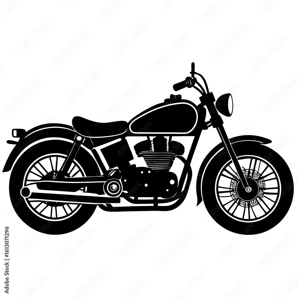 Obraz premium motorcycle isolated on white background