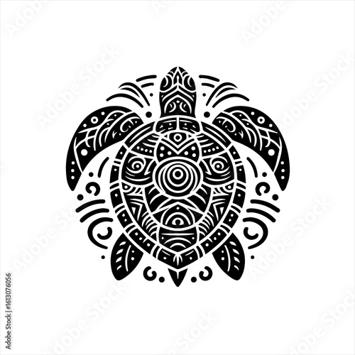 A turtle isolated on white background