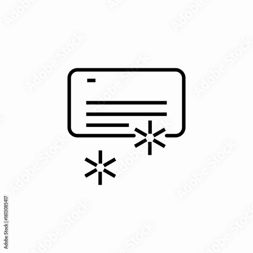 air conditioner cooling icon sign vector